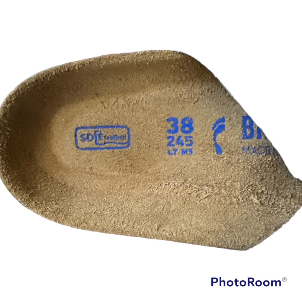 Birkenstock Arizona Soft Footbed Mocha Suede Leather 38 7 7.5 New NWOT - Picture 4 of 8